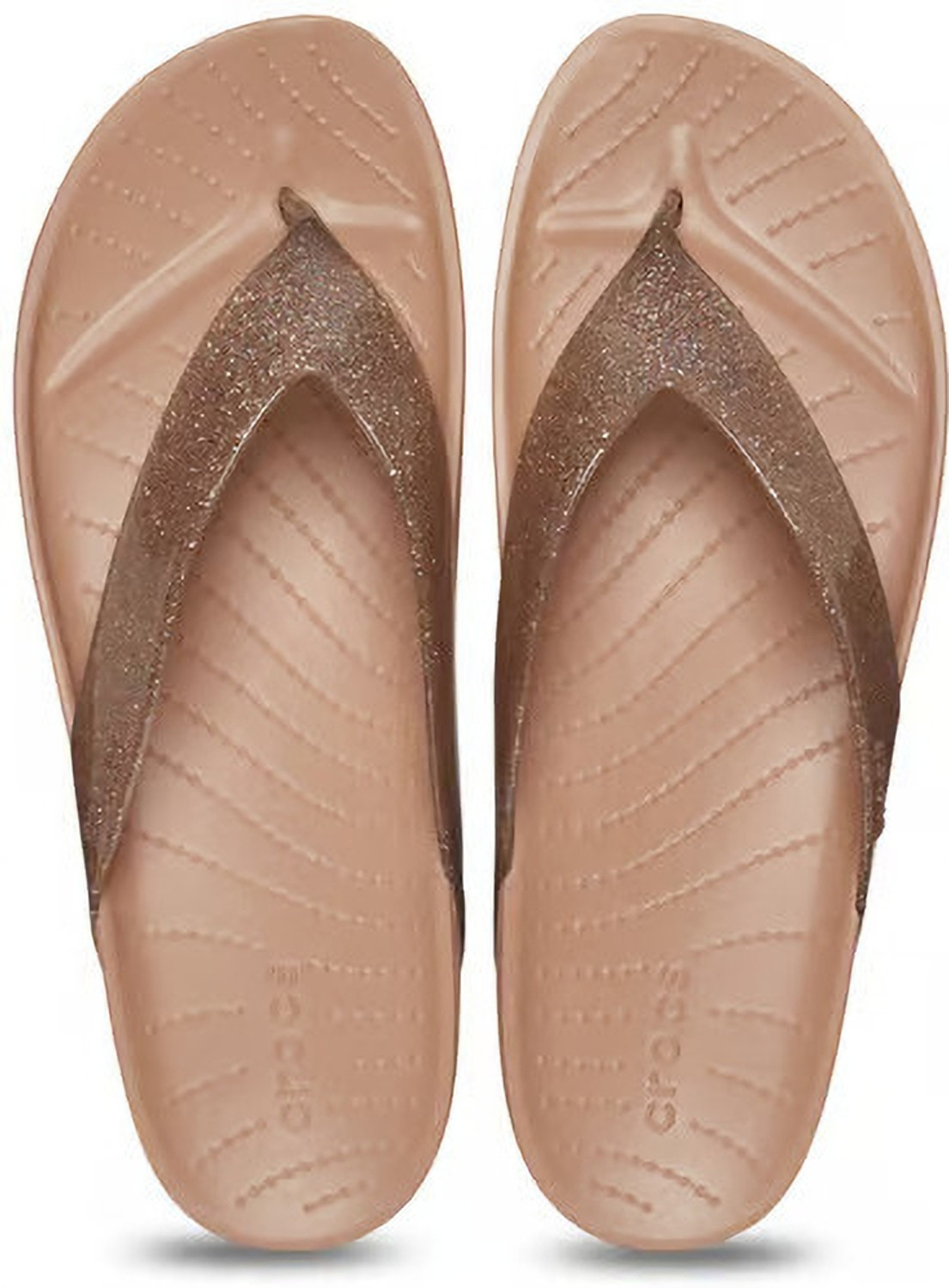 Image of CROCS Women women's splash glitter Flip Flops