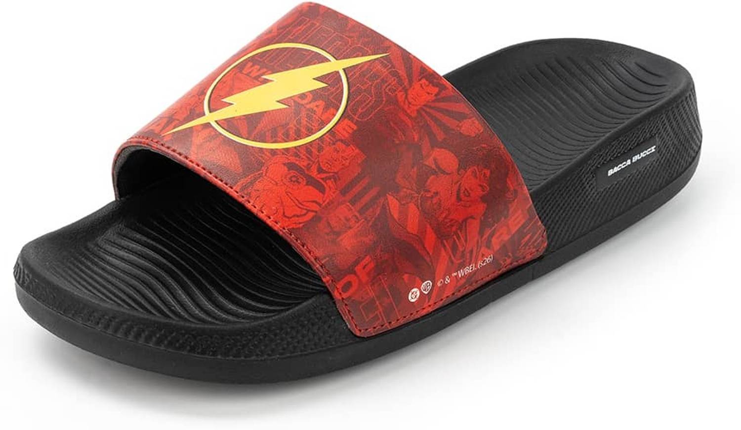 bacca bucci Men Red Slides - Image 2