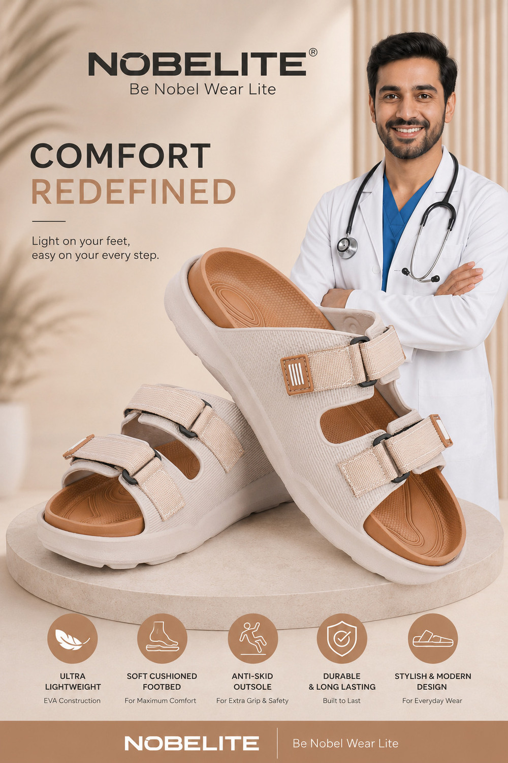Image of NOBELITE Men Flip Flops