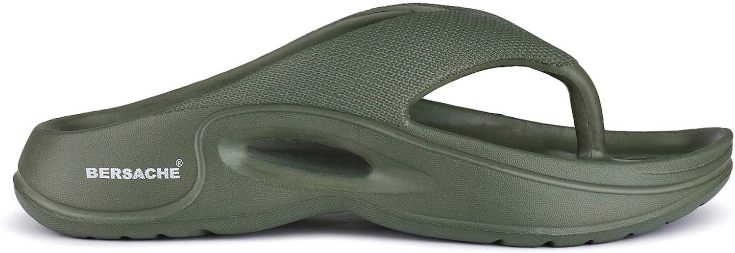 BERSACHE Men Green Sandals Flip Flops - Image 5