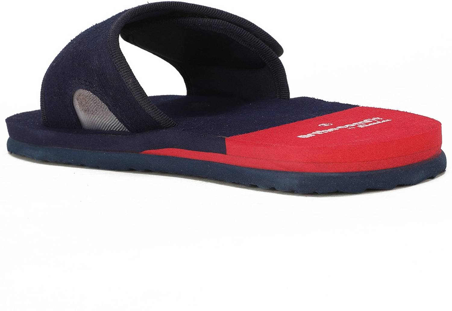 Bata Men Blue Slides - Image 4