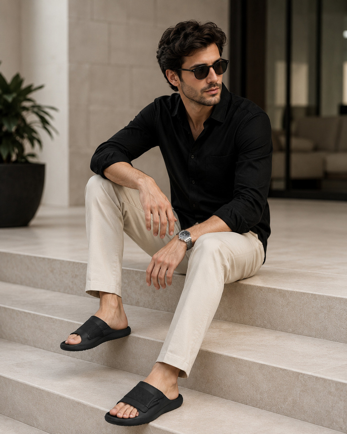 Image of HRX by Hrithik Roshan Men Slides