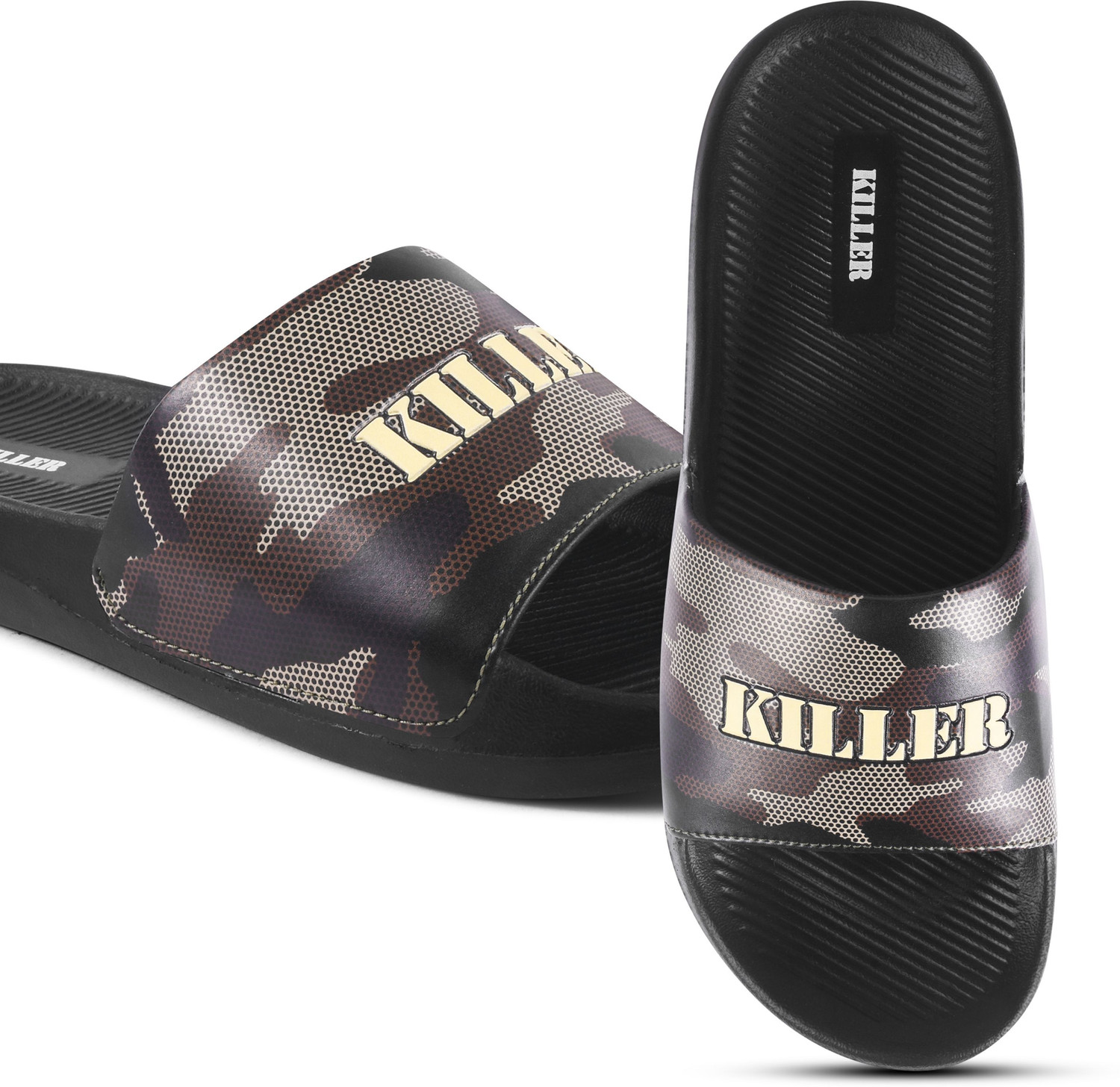 Image of KILLER Men Soft Trending Comfortable Chappal Lightweight Casual Slippers for Daily Wear Slides