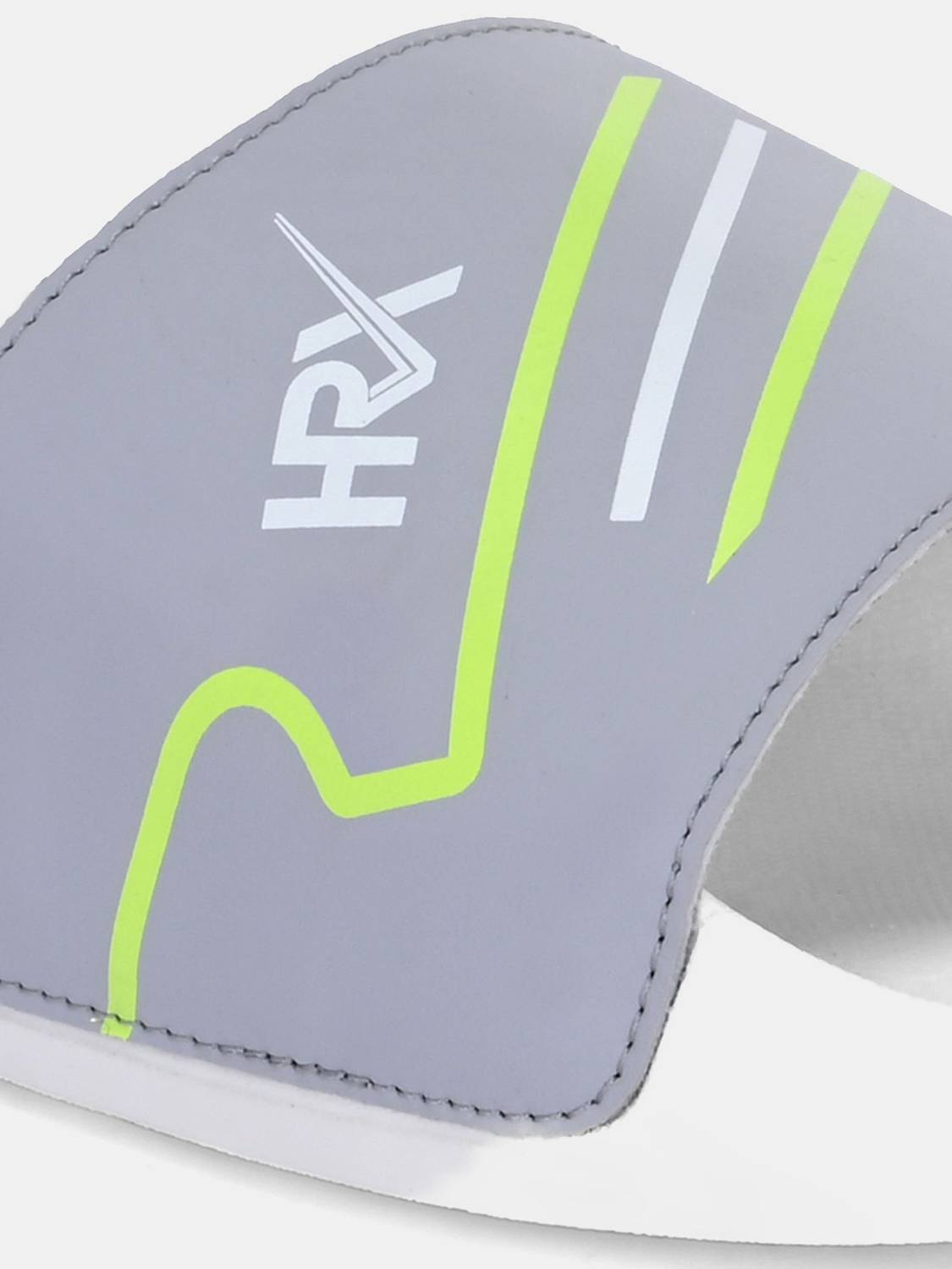 HRX by Hrithik Roshan Men Gray Slides - Image 4