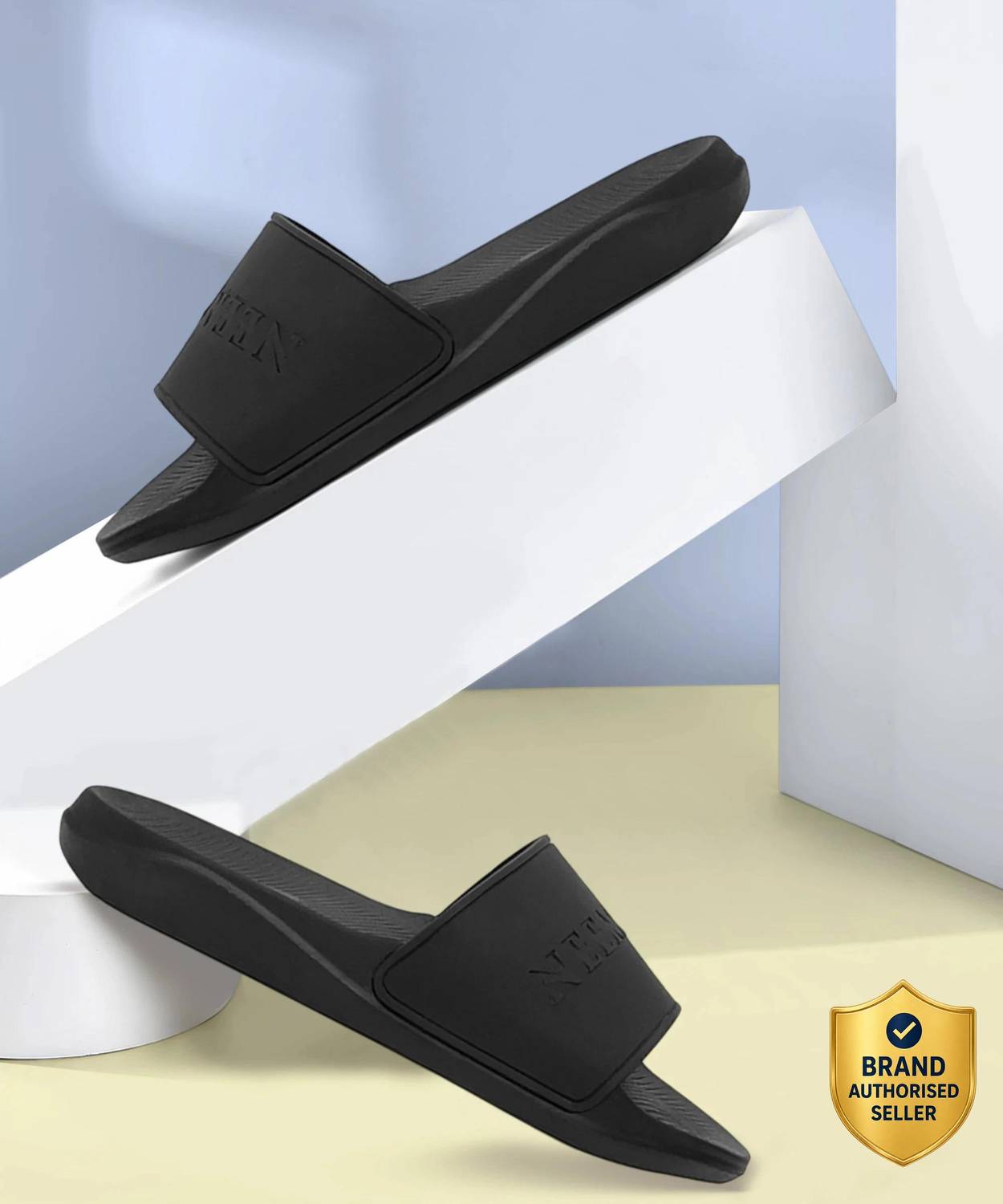 Neemans Men Slides - Black