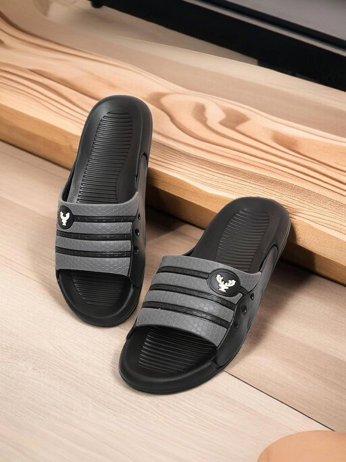 OMIKA Men Slides Gray - Image 1