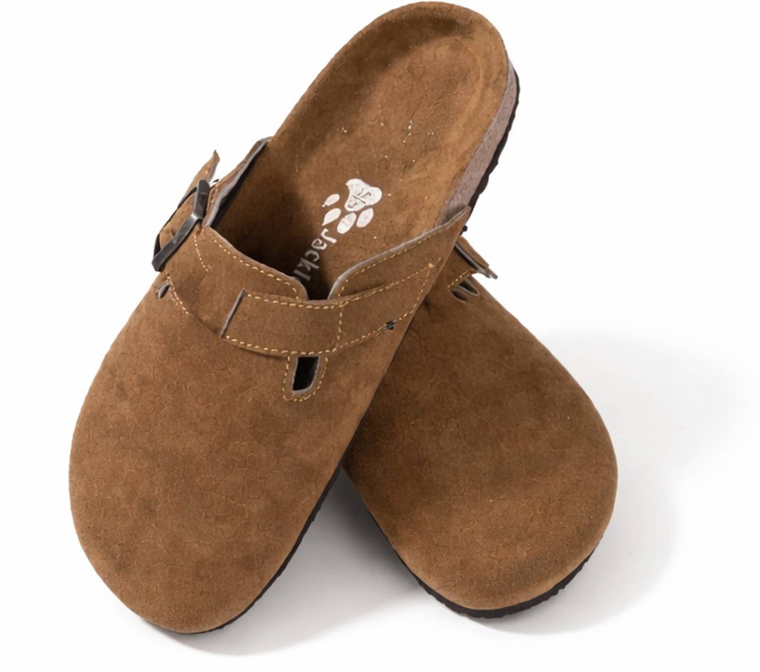 JACKLOOSTEPS Men Brown Slippers - Image 1