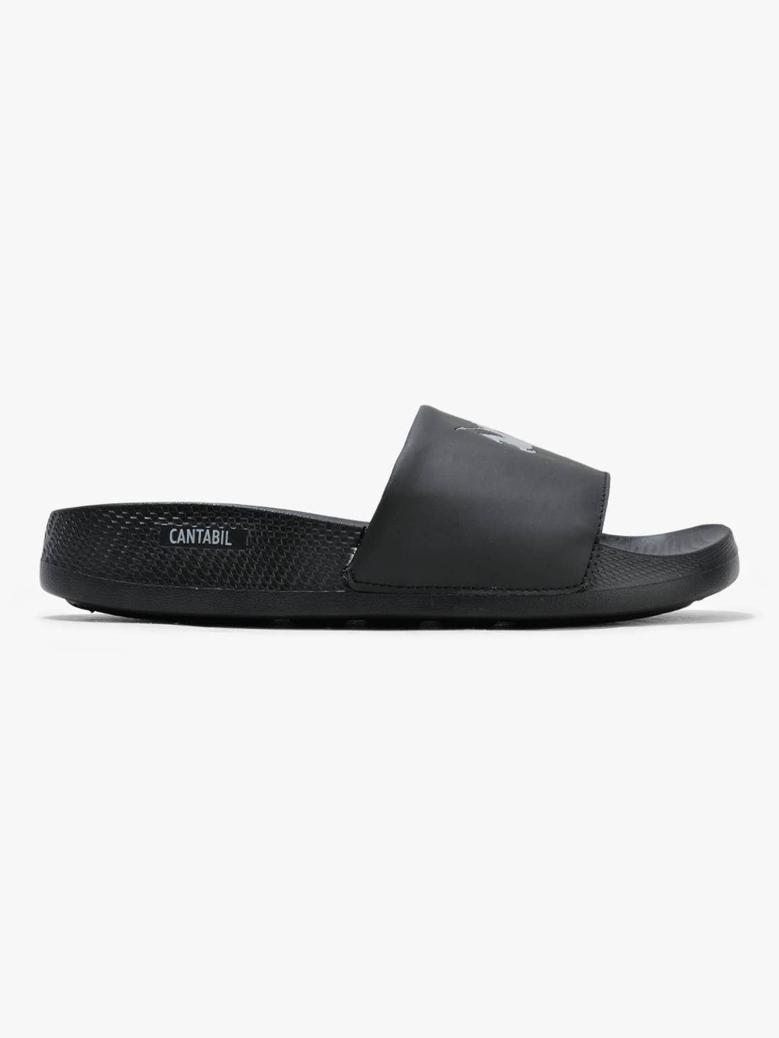 CANTABIL Men Black Slides - Image 3