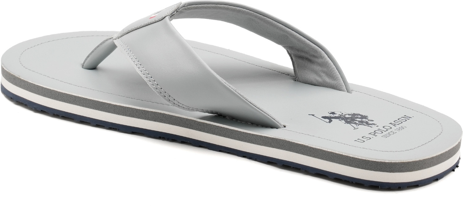 Image of U.S. POLO ASSN. NESTA 3.0 Men Flip Flops (Grey, 8)