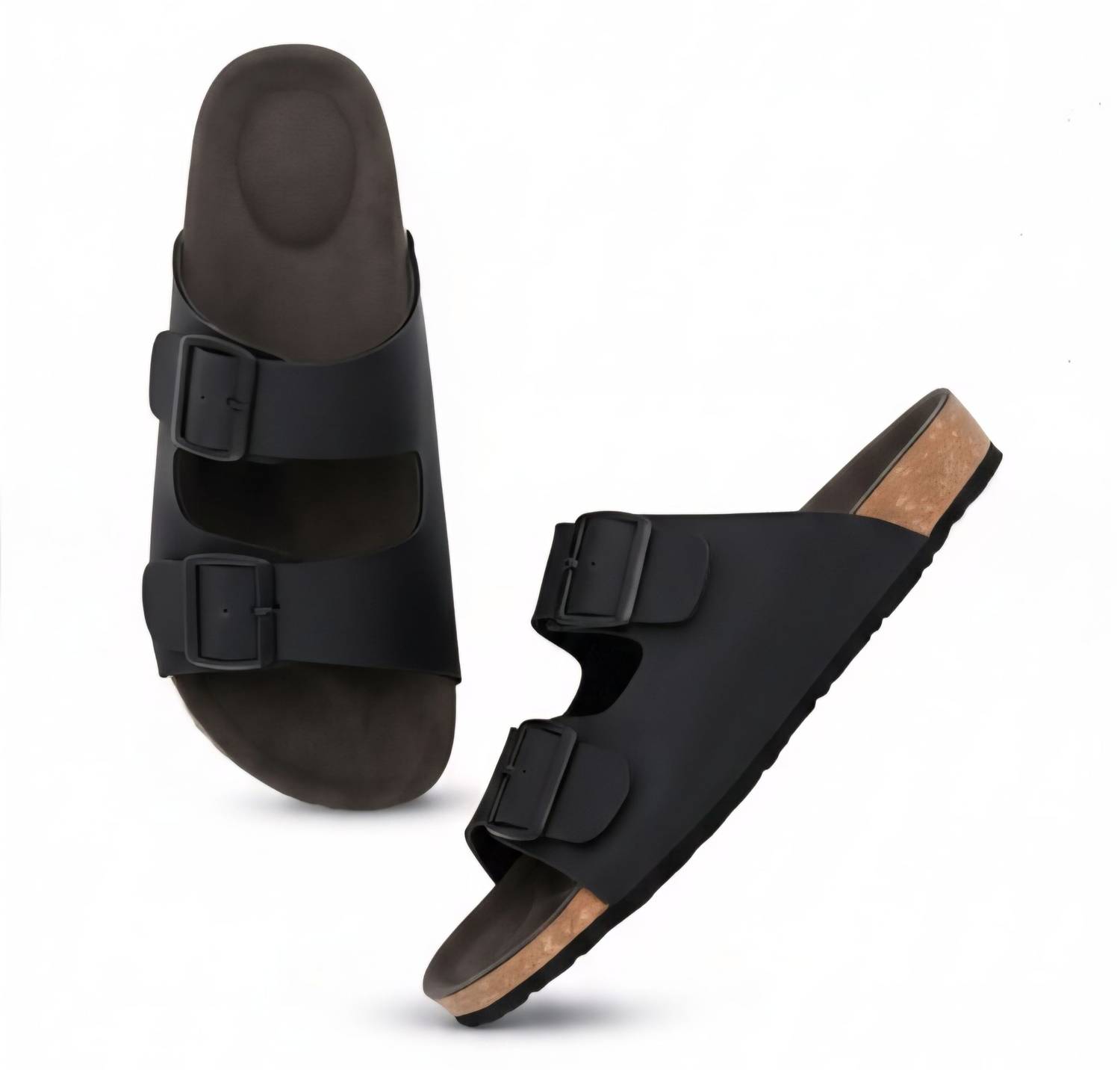 JACKLOOSTEPS Men Slippers Black - Image 3