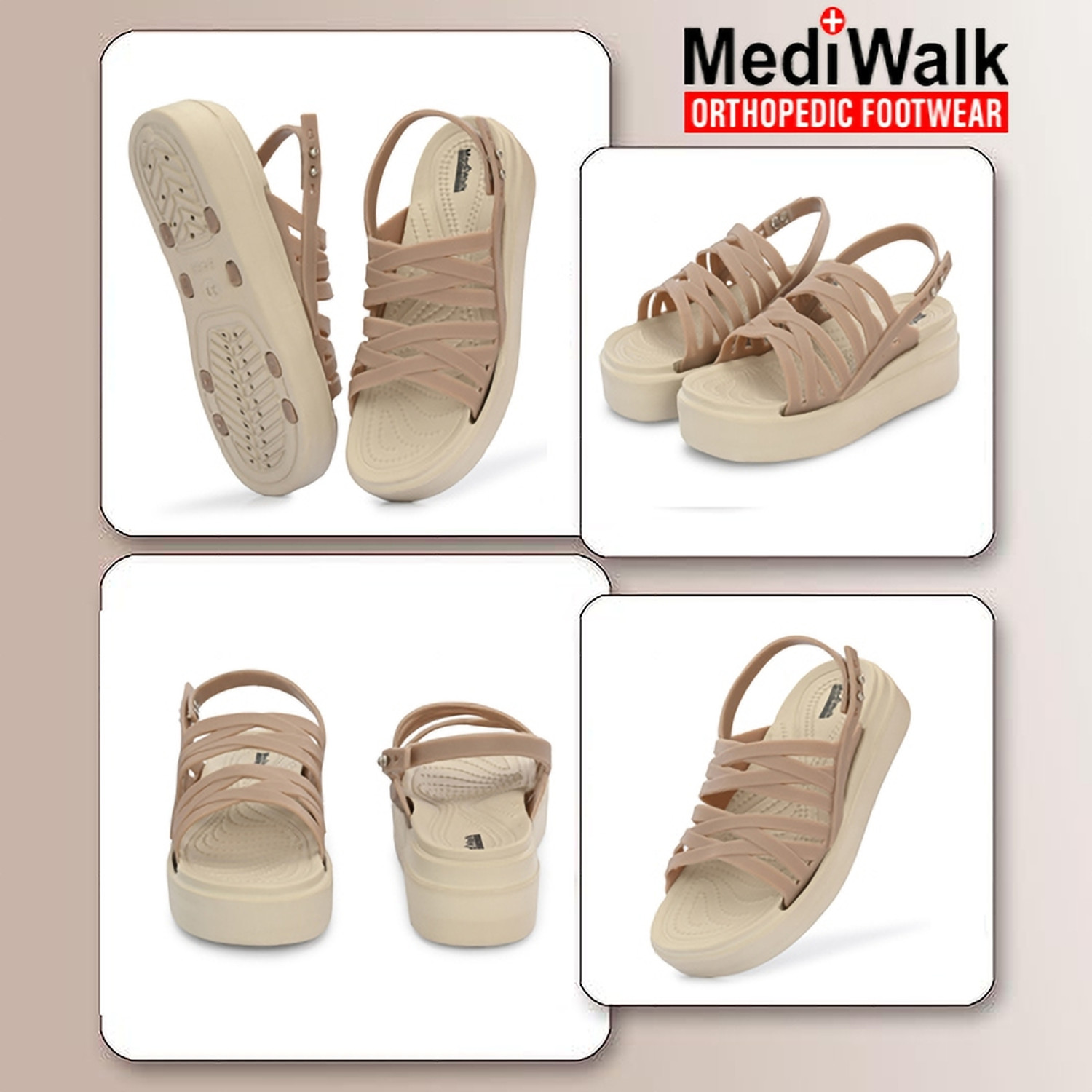 Image of Mediwalk Women Premium|Doctor|Orthopedic|Lightweight|Antiskid Non Slip|Newly Launch| Slippers