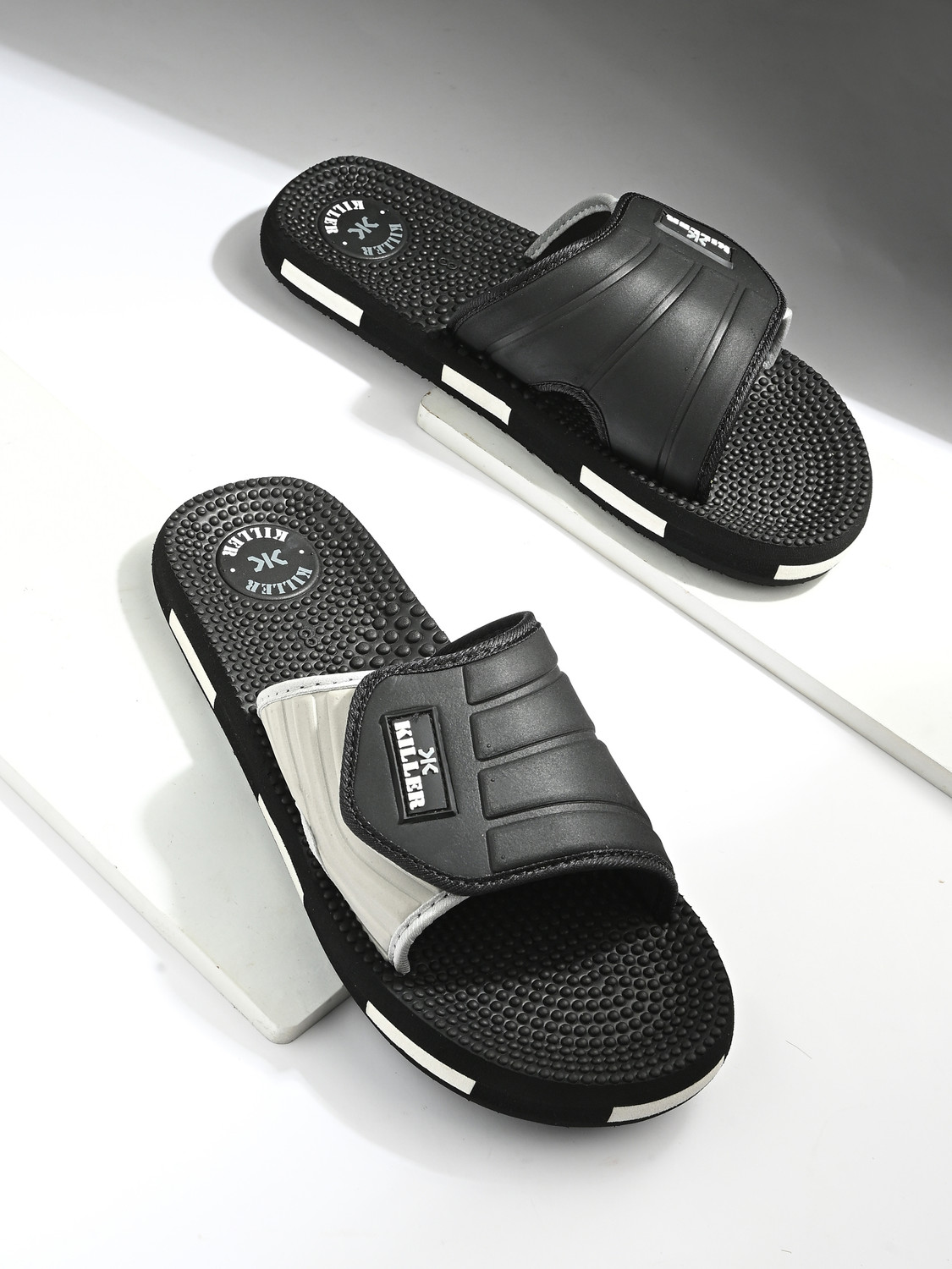 Image of KILLER Men Soft Comfortable Chappal Casual Lightweight Mens Slippers for Daily Wear Slides
