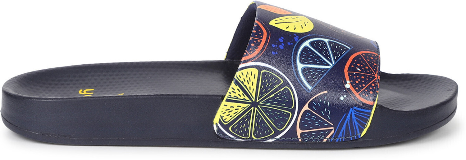 Image of yoho Women Tropica Printed Comfortable Women Slides Stylish & Waterproof | Ladies Slippers Slides
