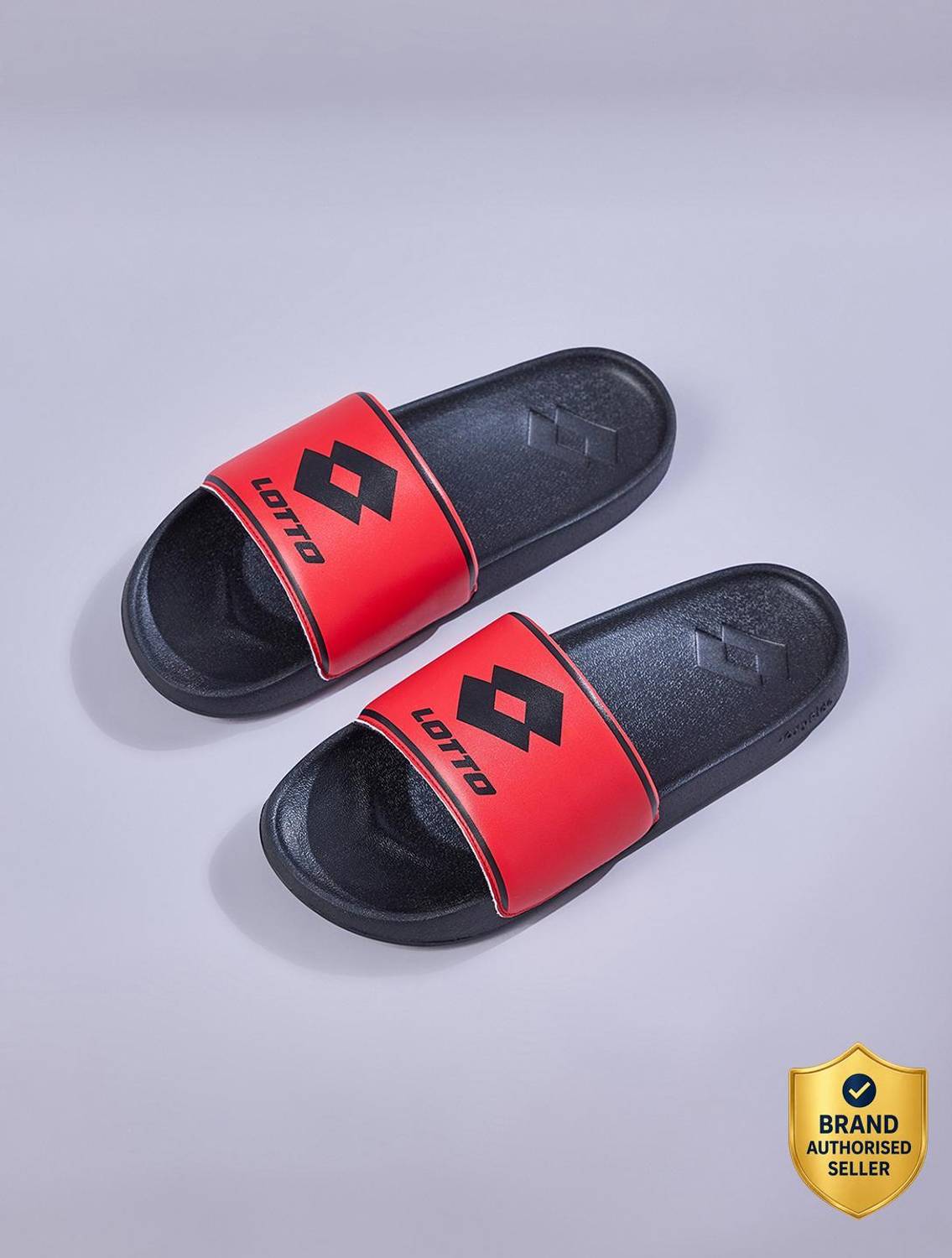 LOTTO Men Midway Slides Black