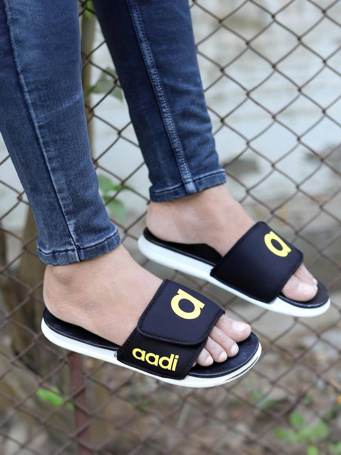 aadi Men Textile| Ultralightweight| Premiun| Comfort| Summer Tendy| Outdoor| Slides