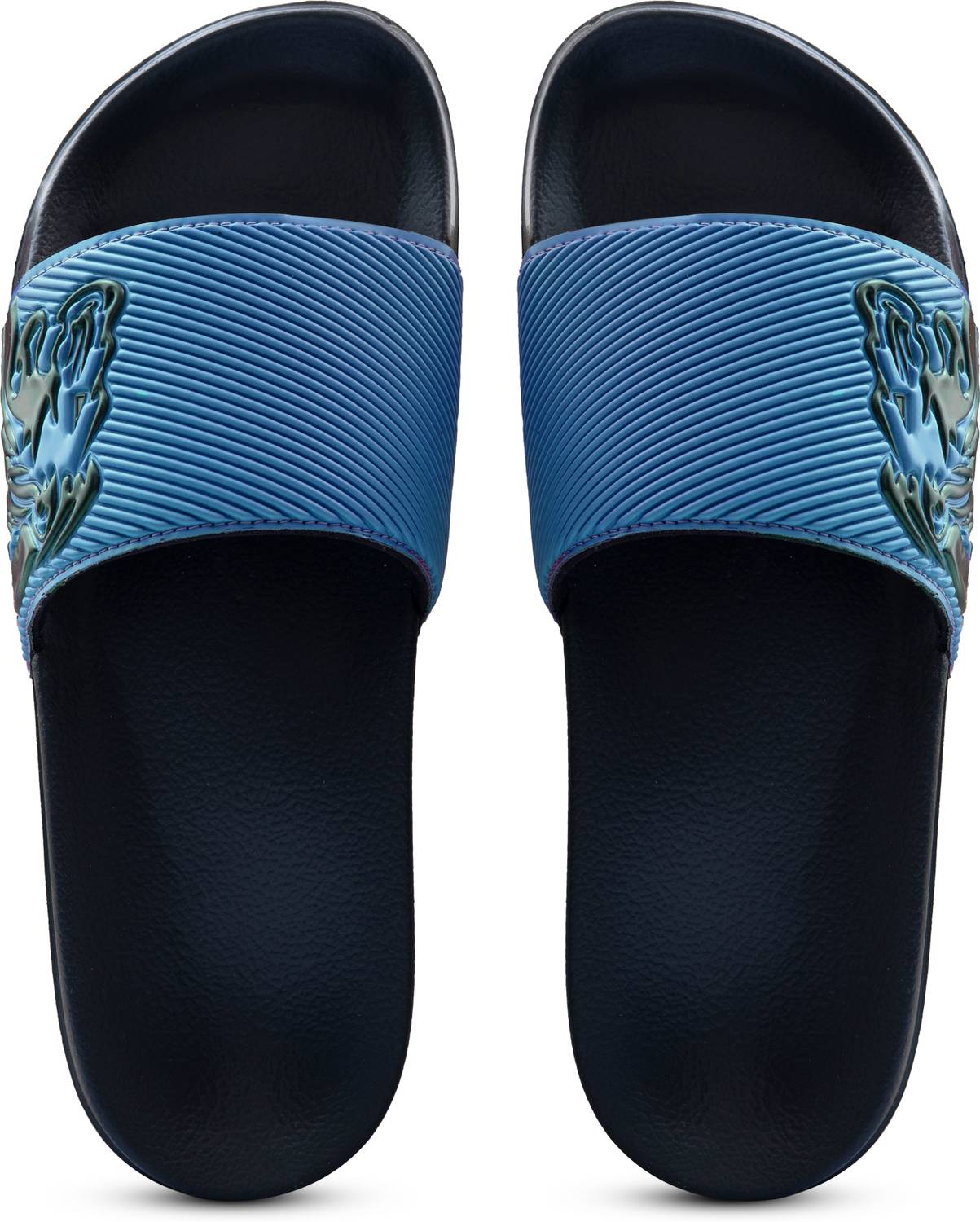 ARVAN Men Blue Slides - Image 2