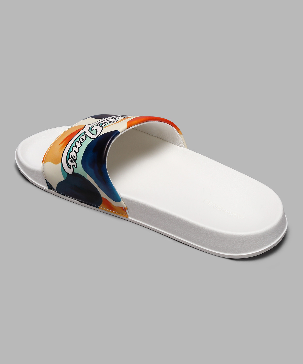 Image of JACK & JONES Men Slides (Black, 10 Euro)