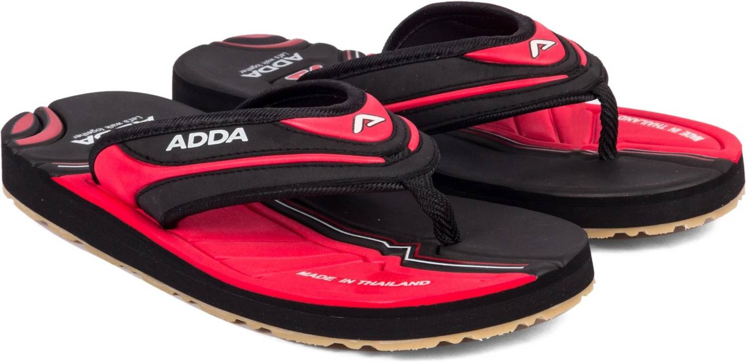 Adda Men Omega-02 Black Flip Flops - Image 3