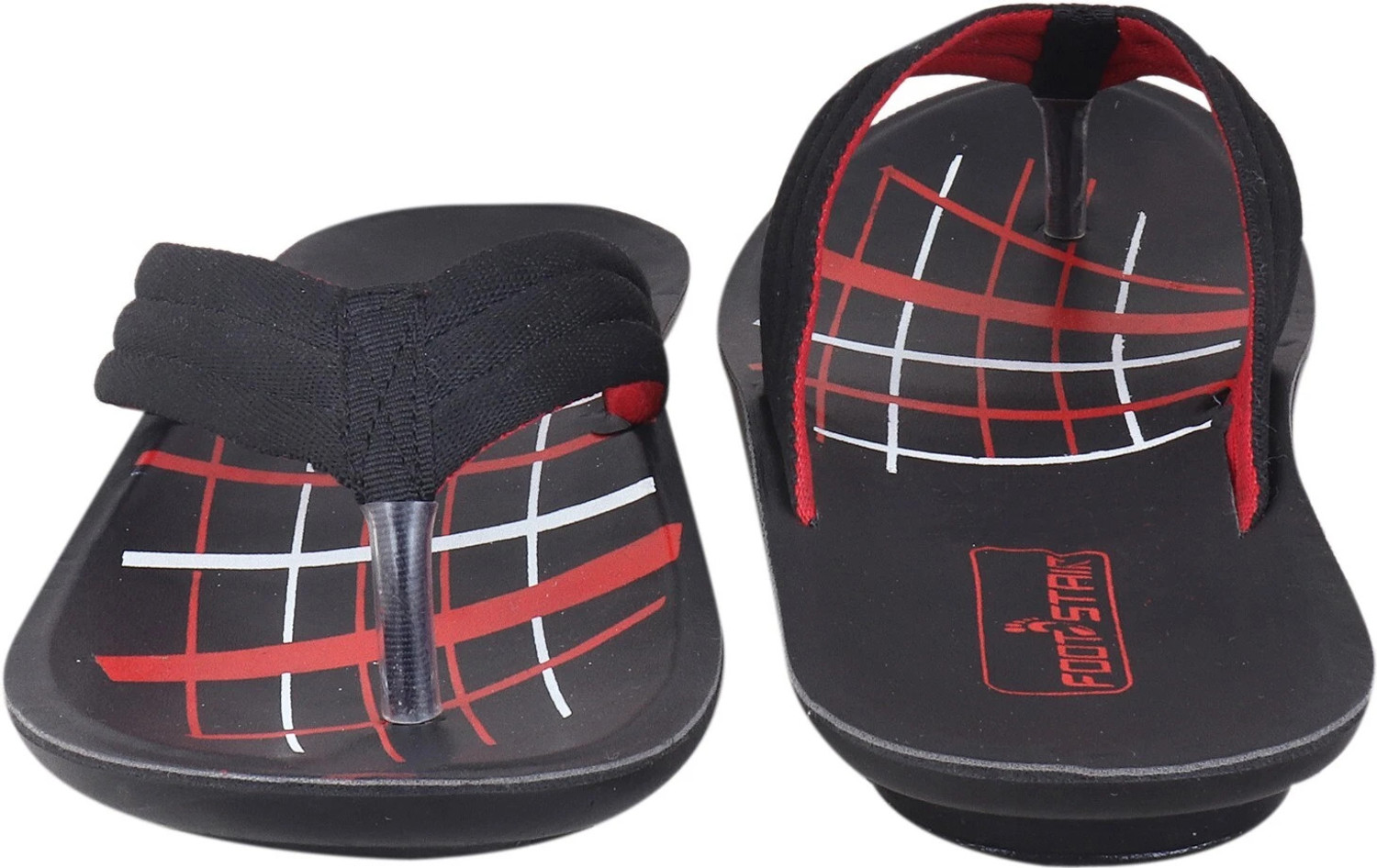 Image of FOOTSTAIR Men Set of 4 Men's Pu Slipper /Chappal Flip Flops