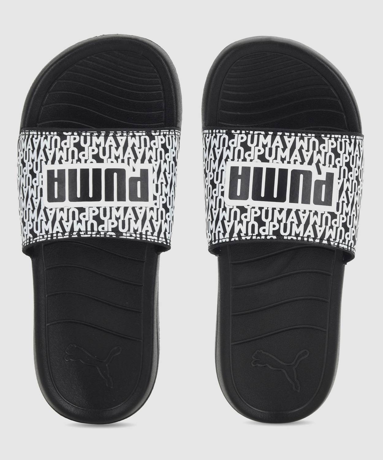 PUMA Men Popcat 20 Mono RES Slides Black - Image 2