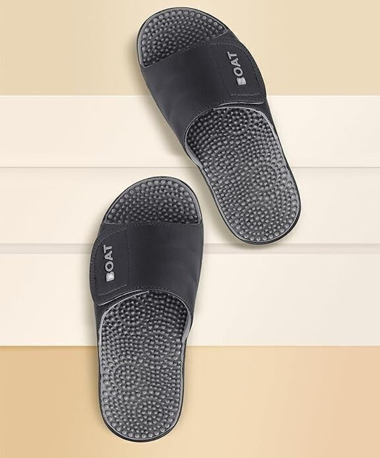Image of Slider style Men Men Slides Accupressure Orthopedic Comfortable Soft Trending Stylish Slip-On Flip Flops
