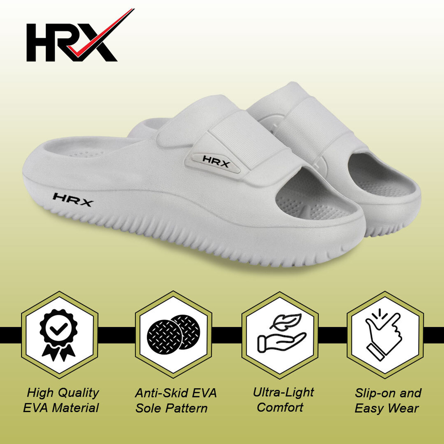 Image of HRX by Hrithik Roshan Men Slides