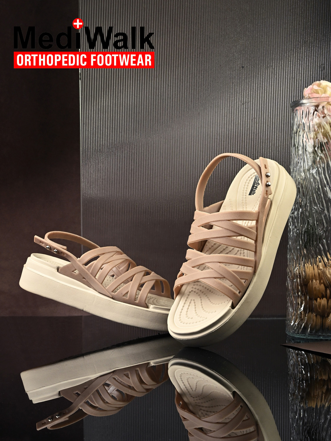 Image of Mediwalk Women Premium|Doctor|Orthopedic|Lightweight|Antiskid Non Slip|Newly Launch| Slippers