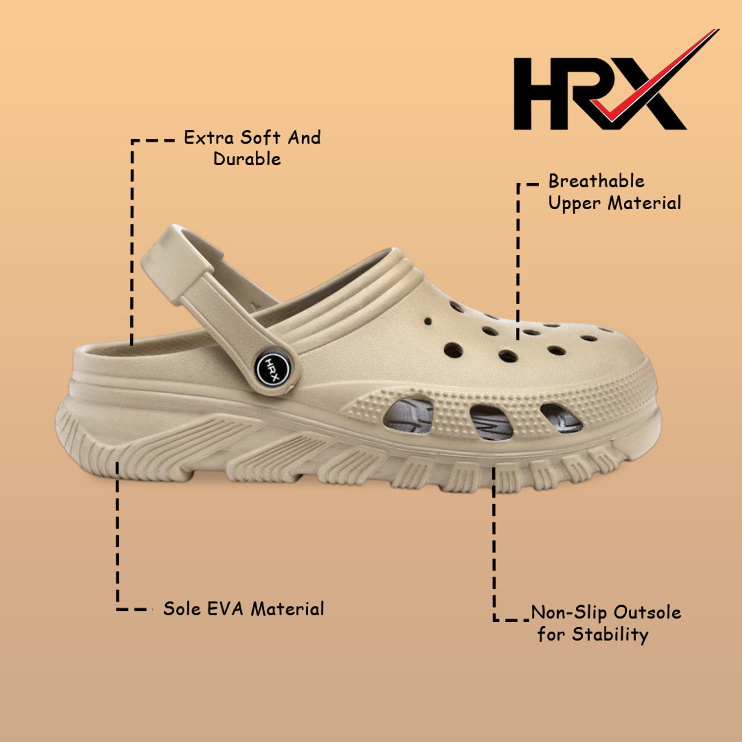 Image of HRX by Hrithik Roshan Men Flip Flops