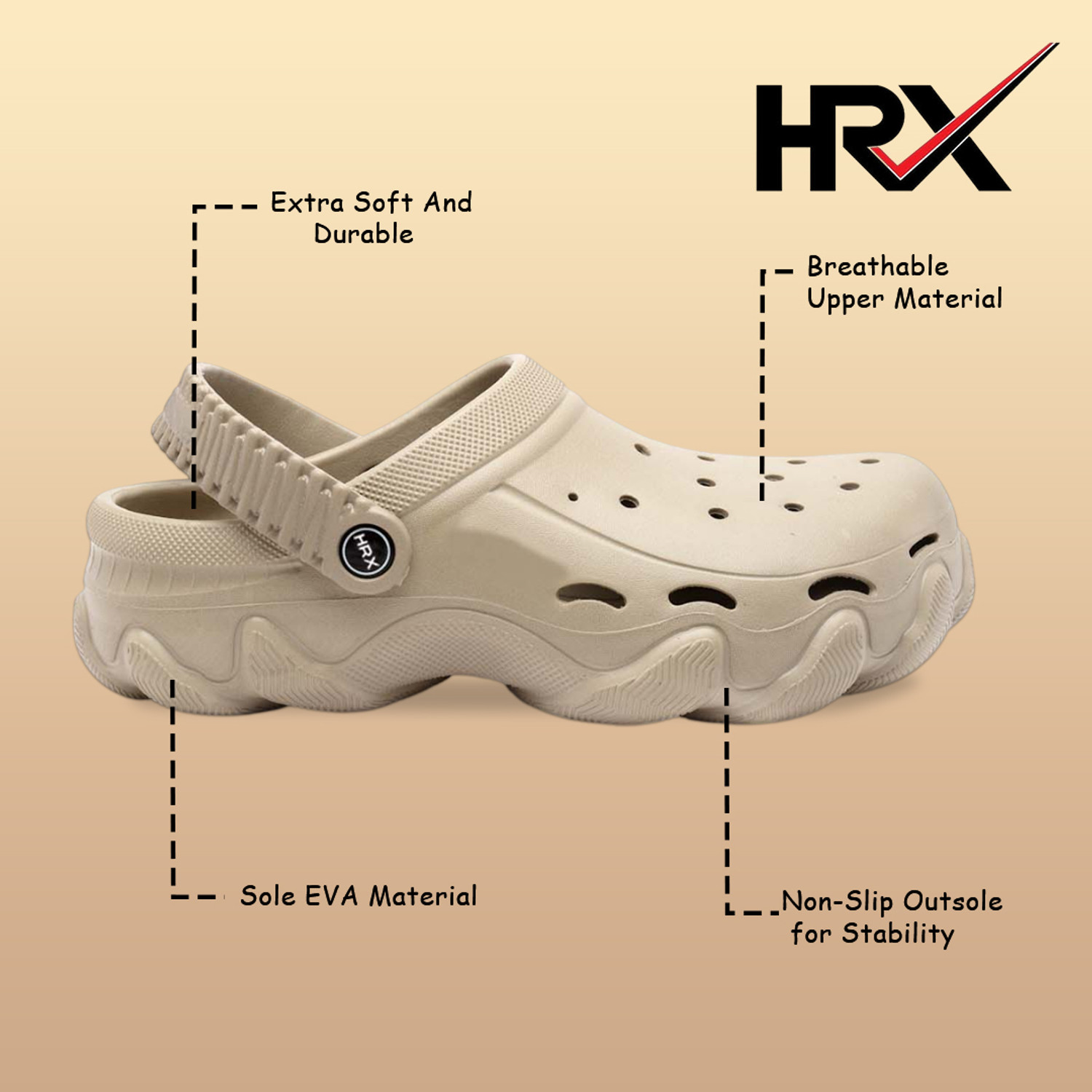 Image of HRX by Hrithik Roshan Men Sports Sandals