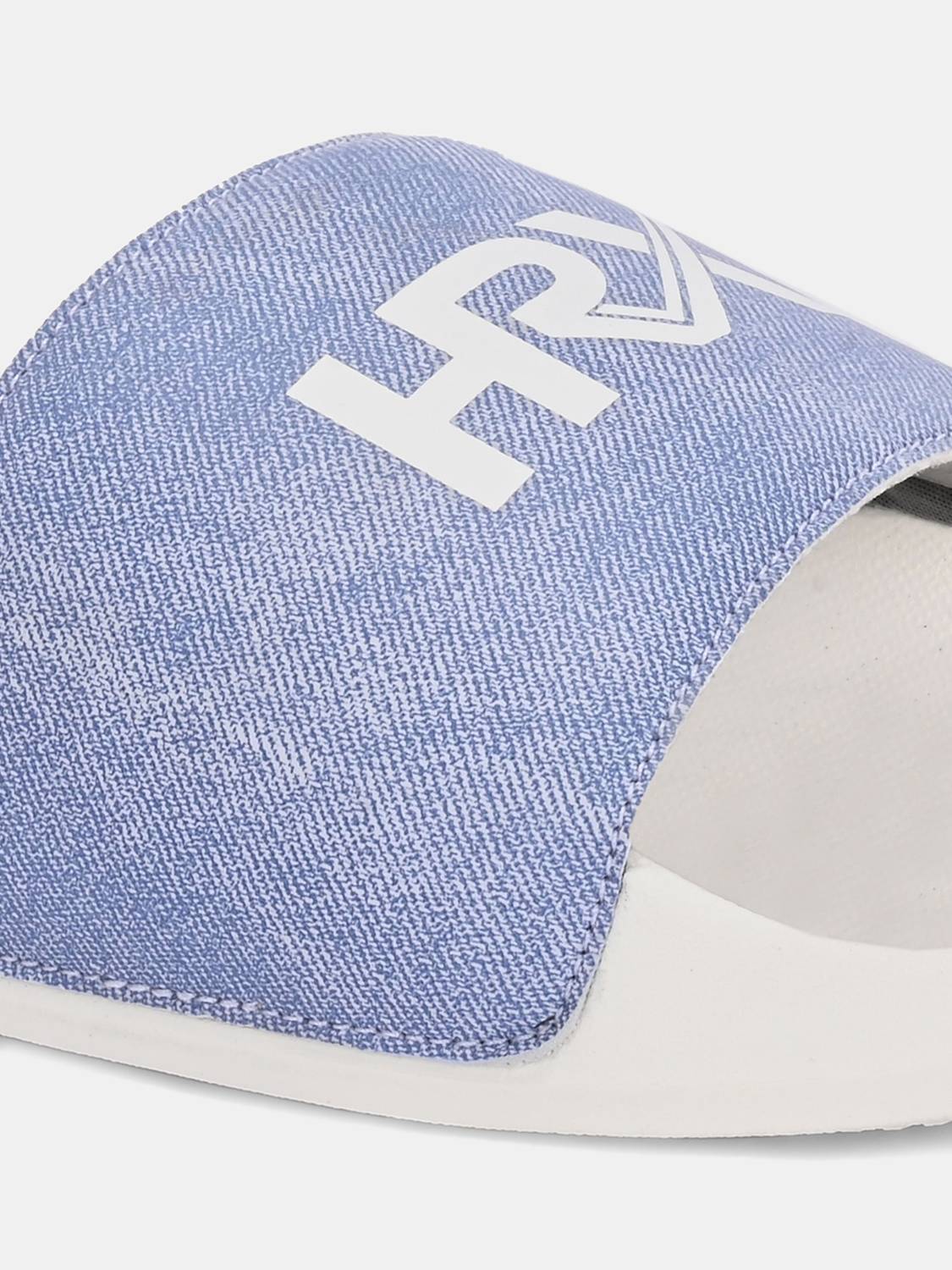 HRX by Hrithik Roshan Men Blue Slides - Image 4