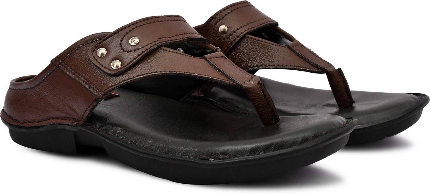 obuca Men Brown Slippers - Image 1