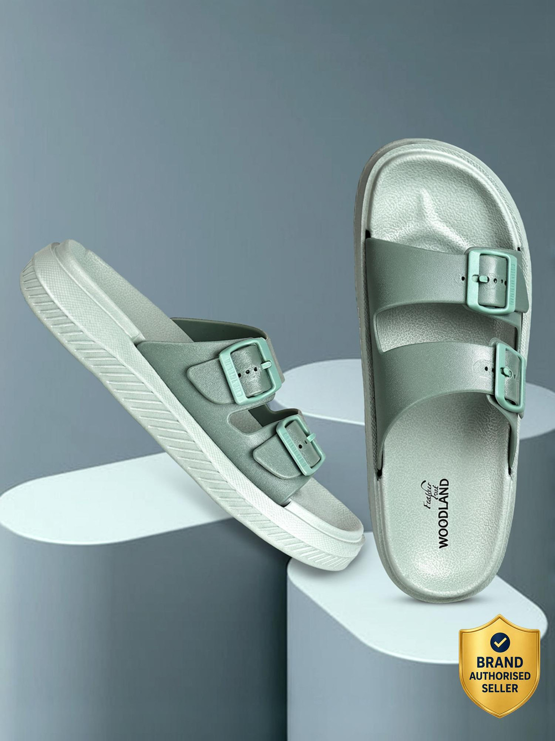 Image of WOODLAND Men Lightweight Comfortable Casual Summer Wear Slippers