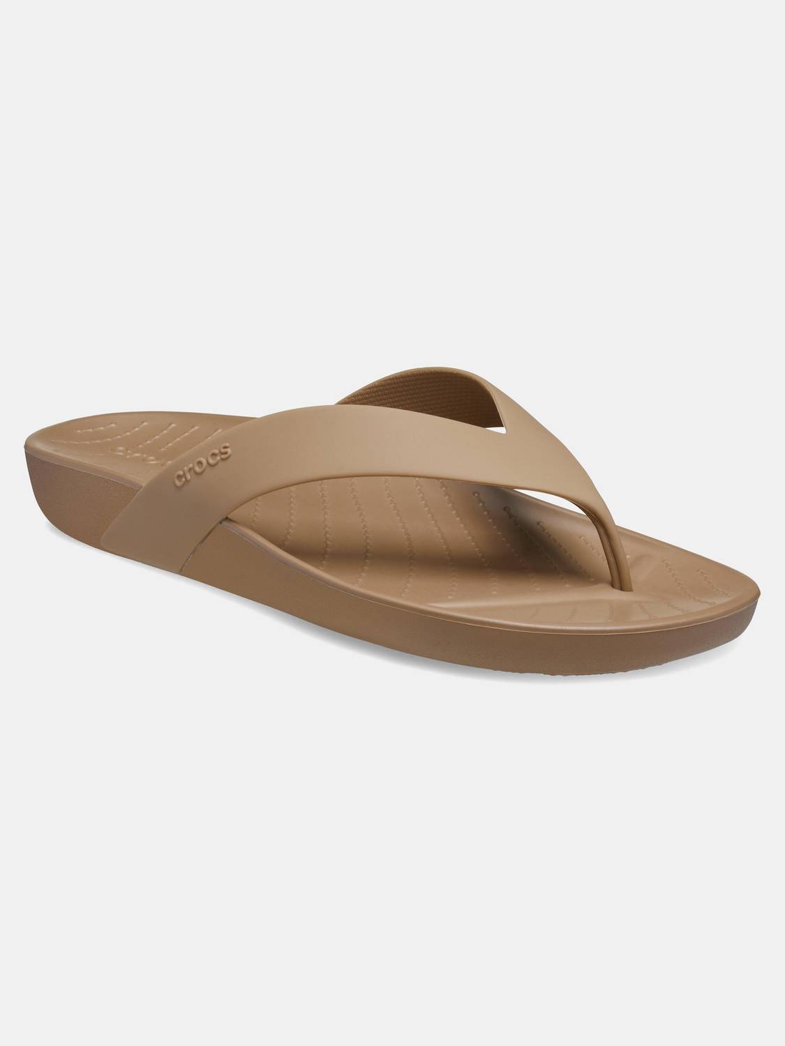 CROCS Men Flip Flops Brown - Image 2