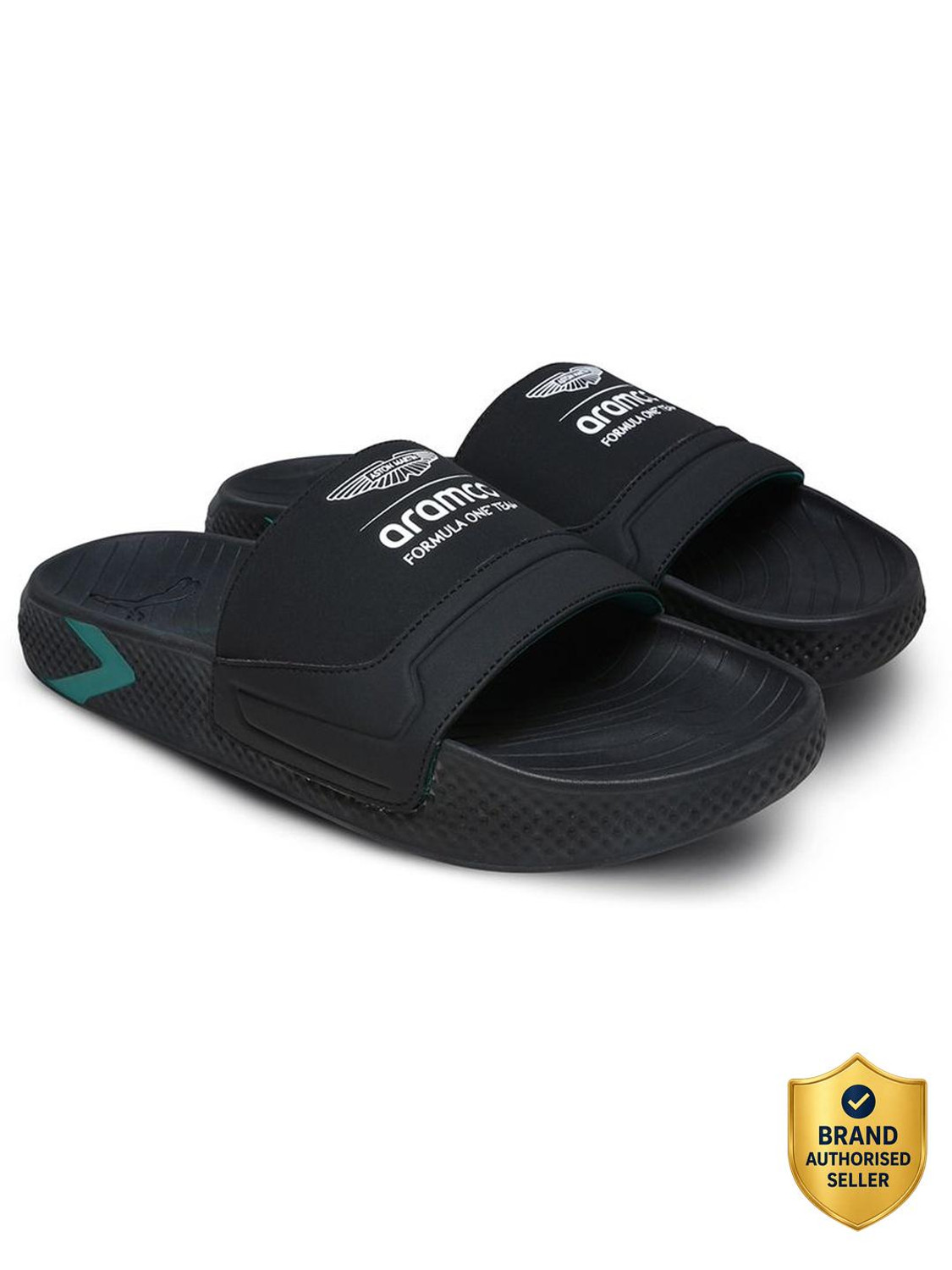 Image of PUMA Men AMF1 Softridepro Leadpuff Slides