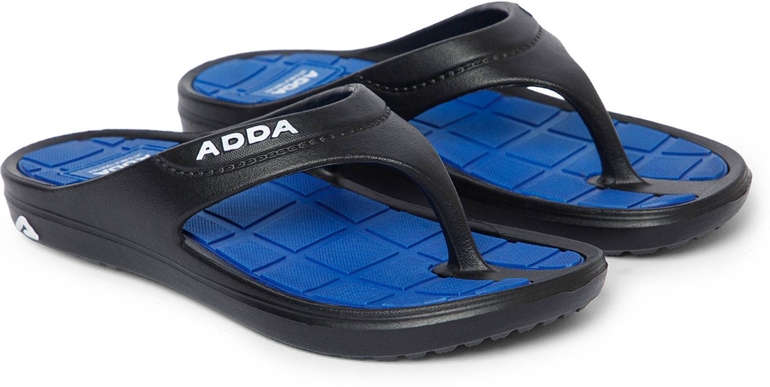 Adda Men Black Slippers - Image 3