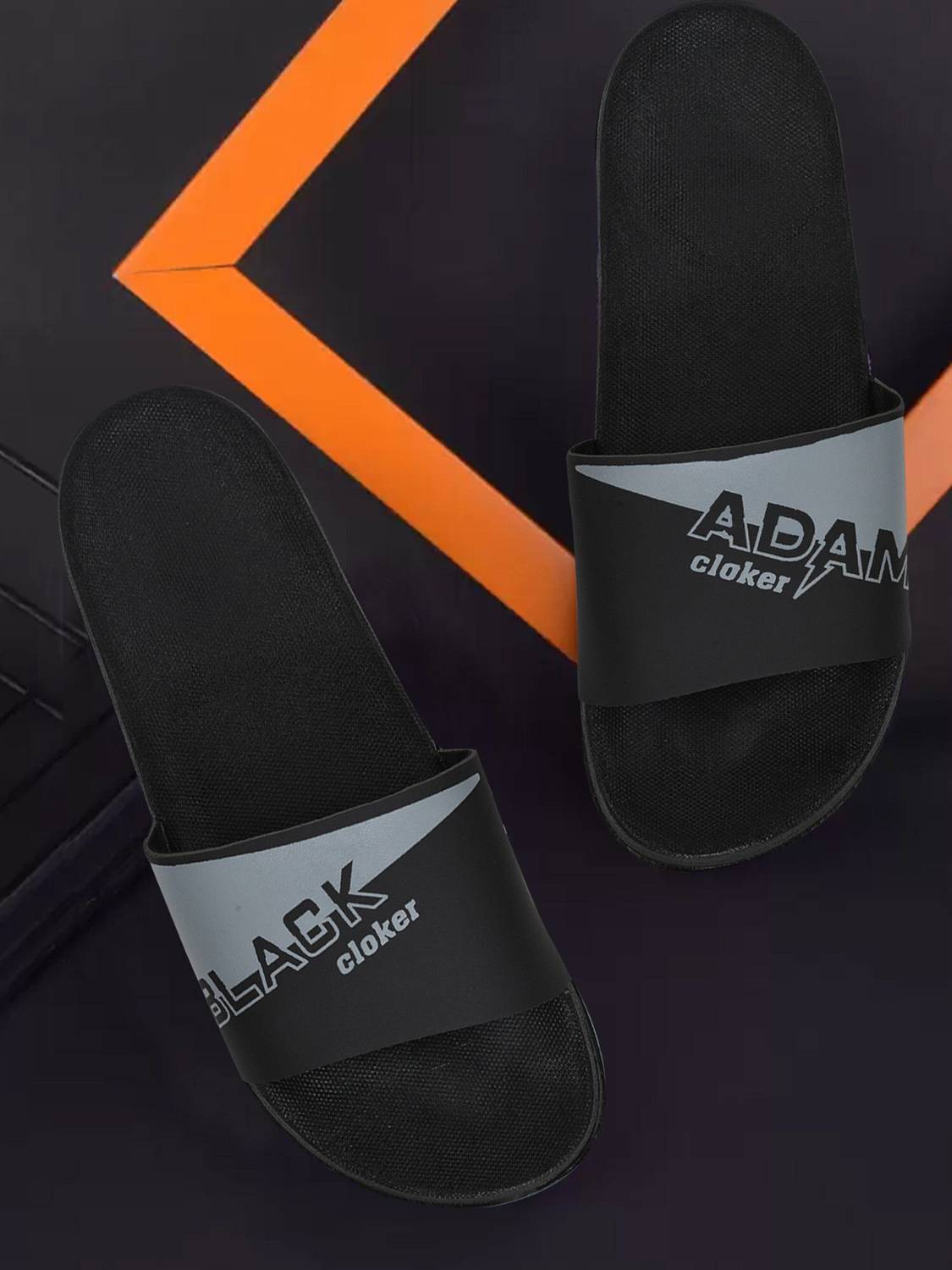 Cloker Men Gray Flip Flops - Image 1
