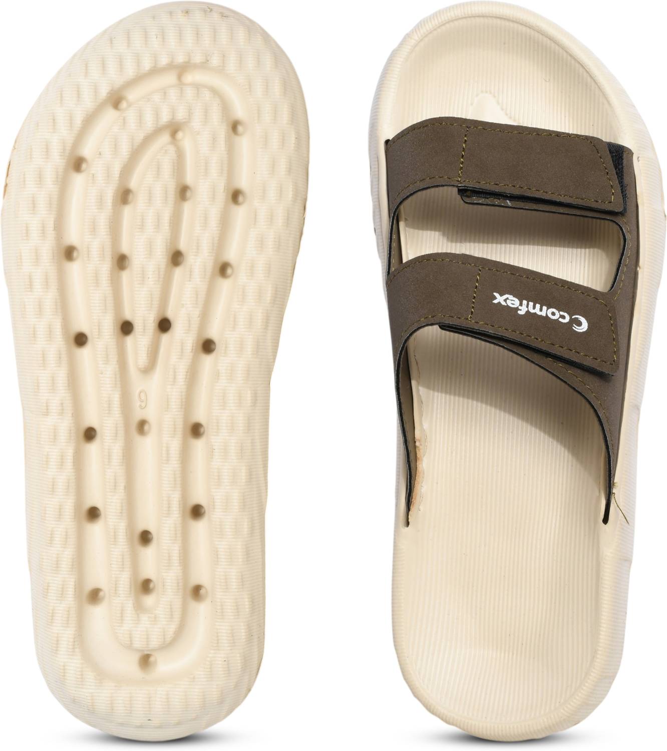 Comfex Unisex Slides Beige - Image 2
