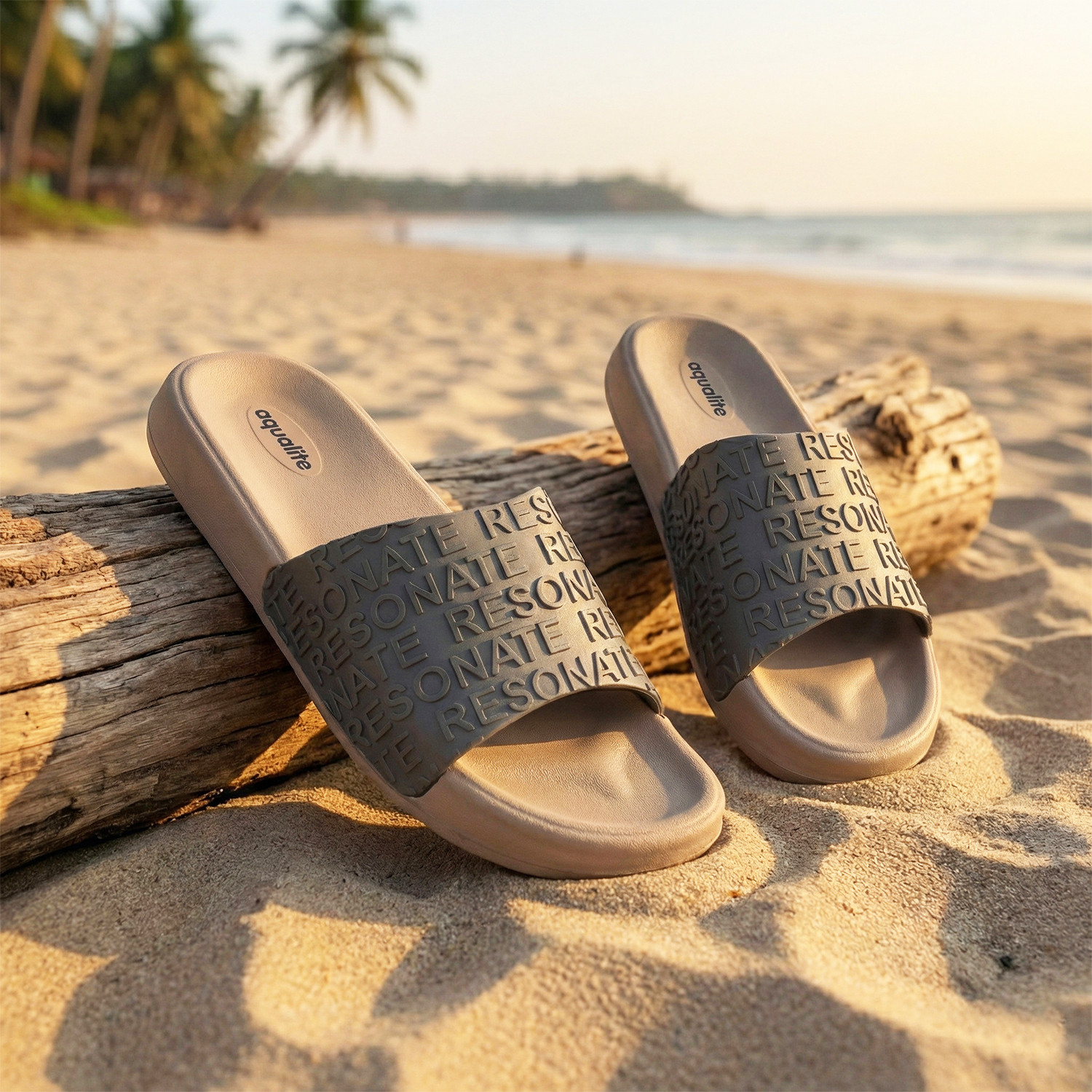 Image of Aqualite Men Soft Cushion EVA Flip Flop Slippers for Men Lightweight Casual Bathroom Beach Slides