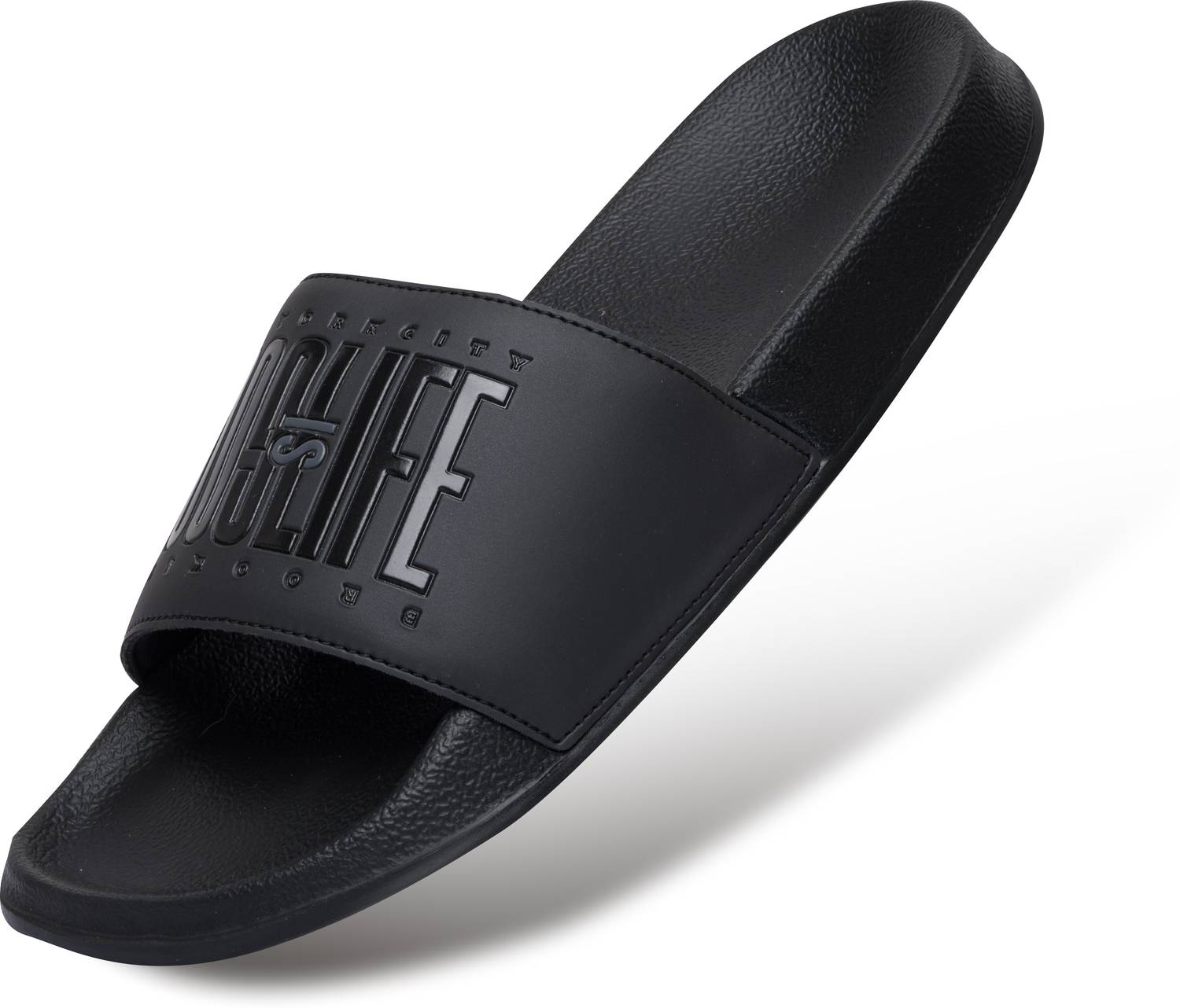 ARVAN Men Black Slides - Image 3