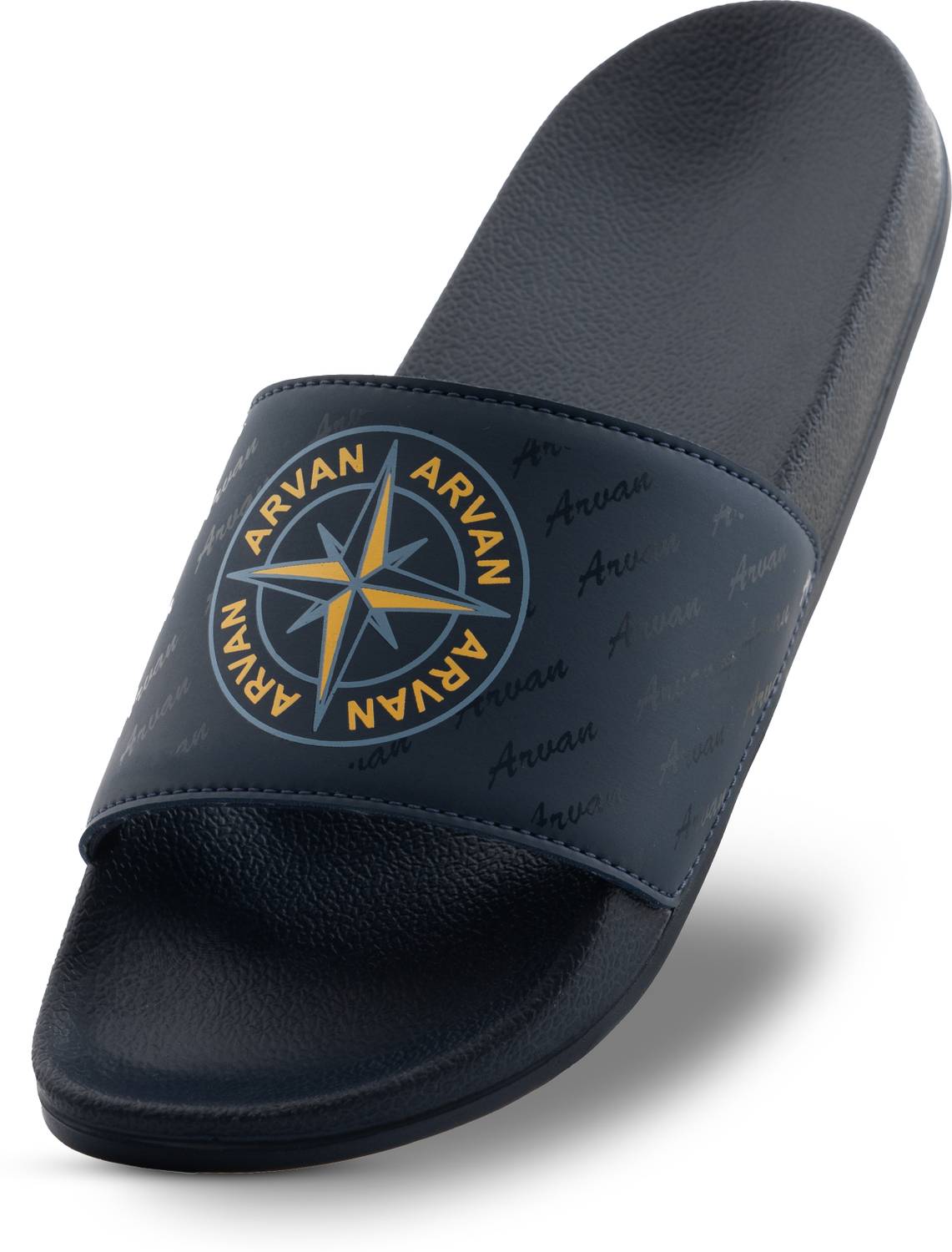 ARVAN Men Blue Slides - Image 5