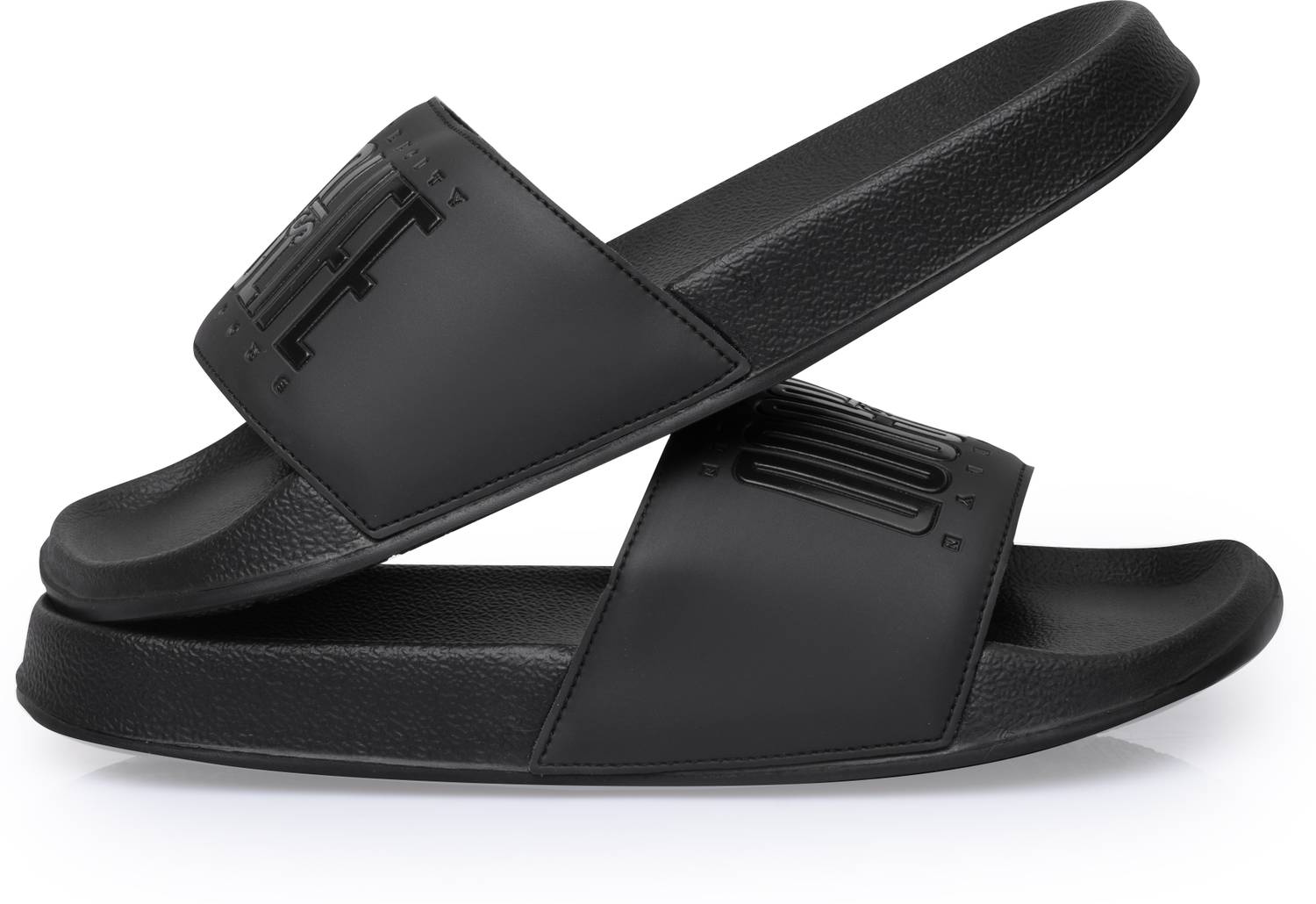 ARVAN Men Black Slides - Image 4
