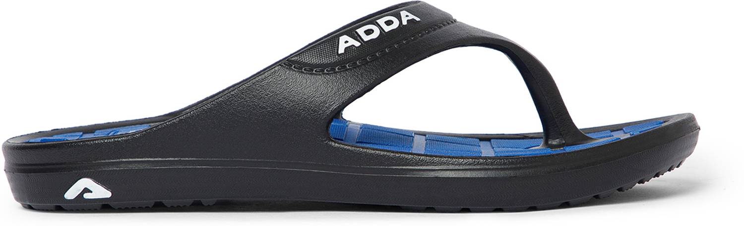 Adda Men Black Slippers - Image 2