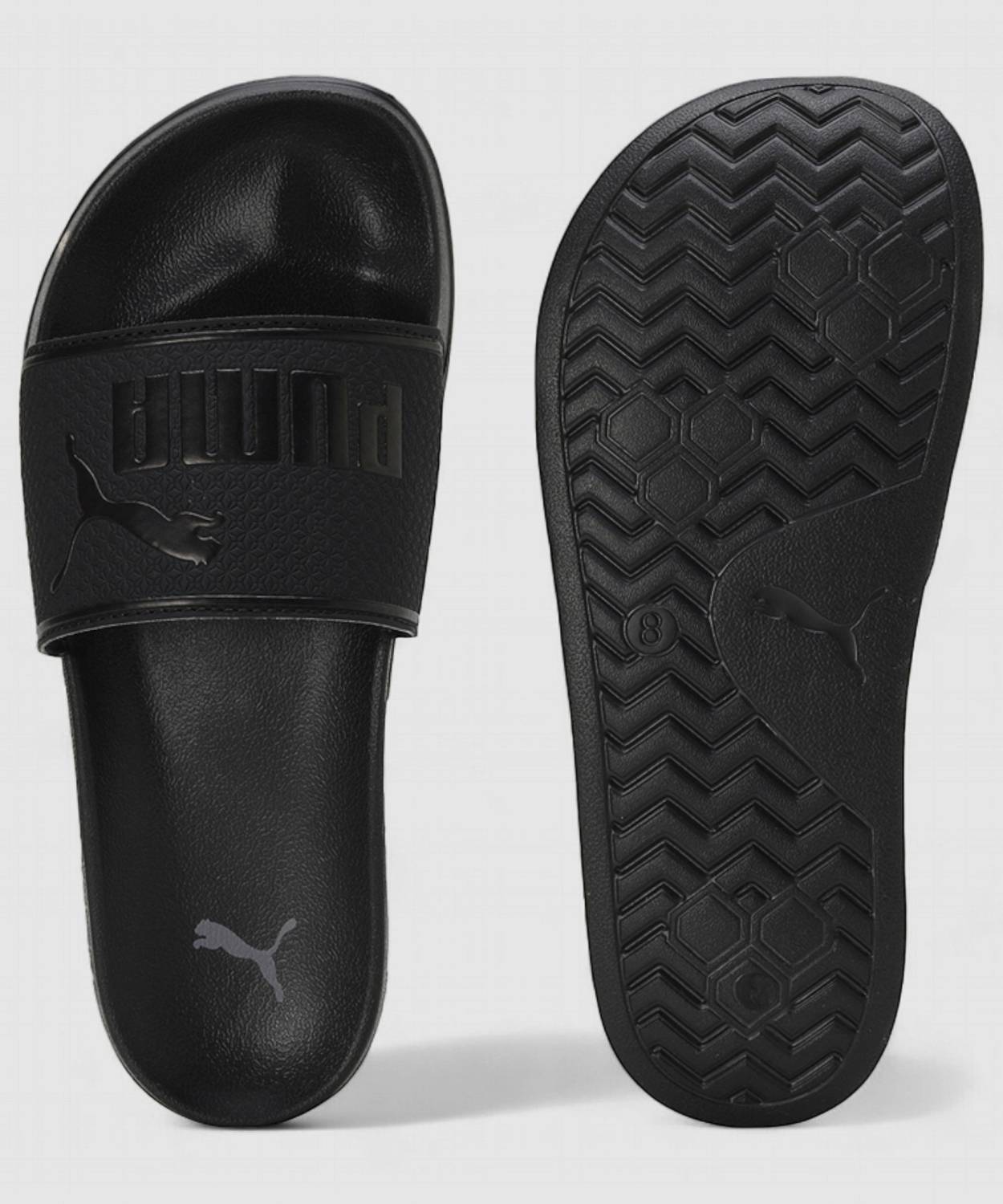 PUMA Men Leadcat 2.0 Black Slides - Image 4