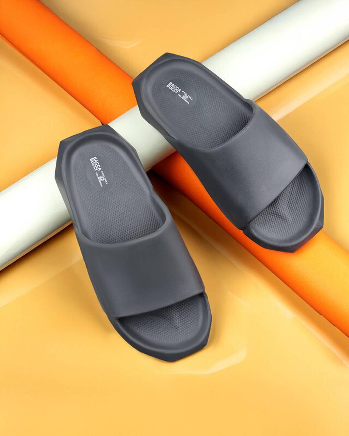 bacca bucci Men Slides - Gray