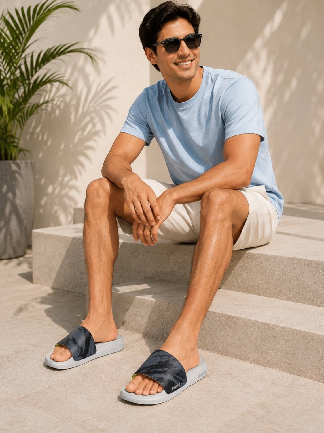 Chupps Men Roadster Orthopaedic Slides - Image 2