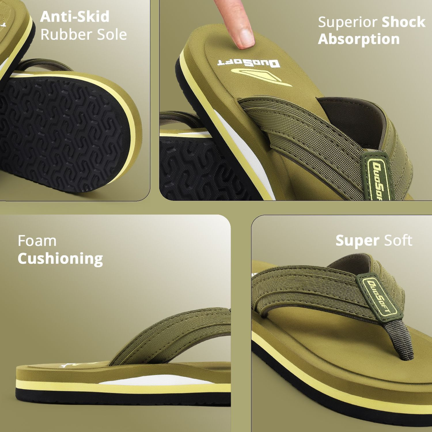 Image of DUOSOFT Women Doctor|Orthopedic|Lightweight|Antiskid Non Slip Slippers