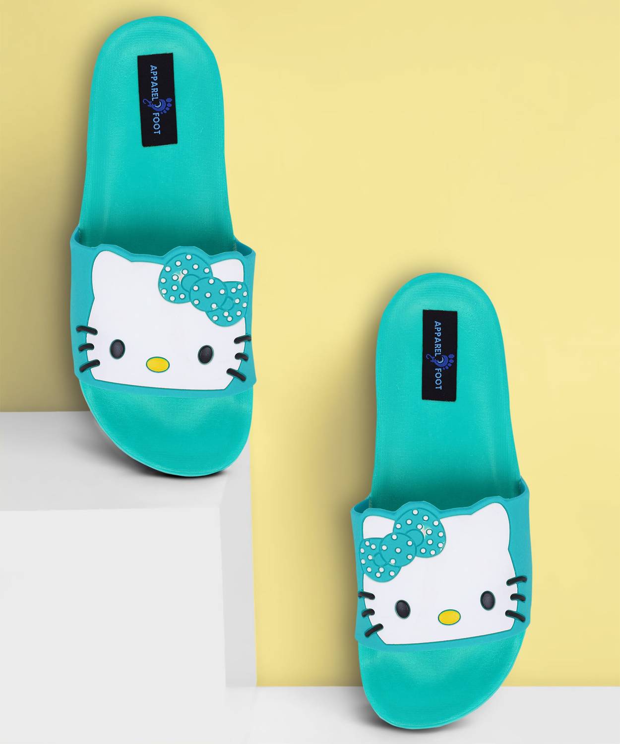 Apparel4Foot Women Flip flops for girls women Kitty Printed Slippers| Women Home Slides| Girls Casual Chappals| Girls Footwear| Perfect Flipflops For Daily Wear| Walking Slippers for girls women Slides