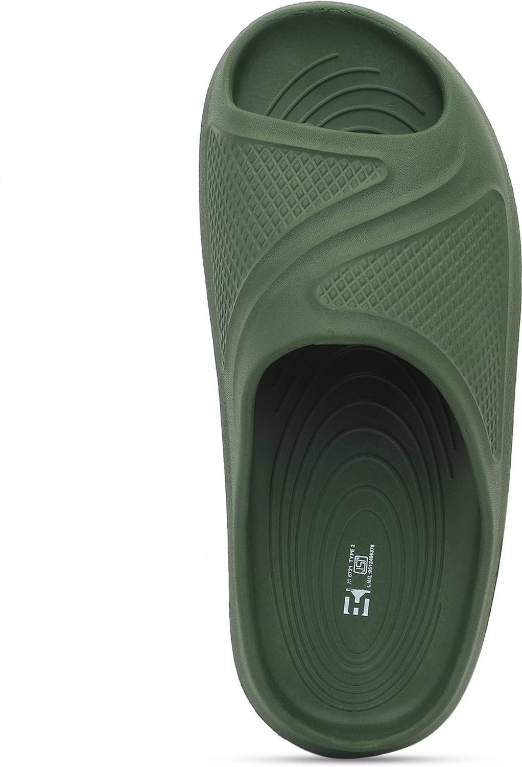 Hygear Men Green Slides - Image 4