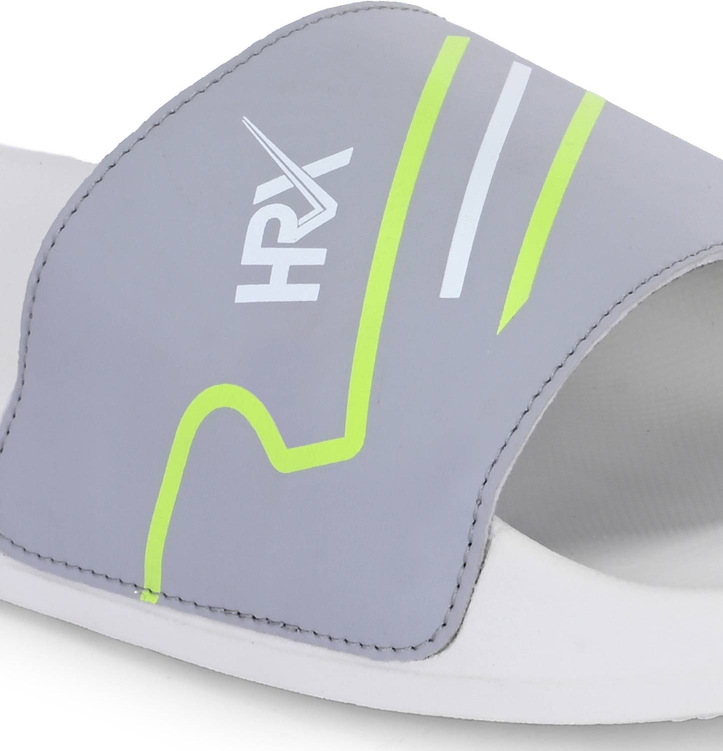 HRX by Hrithik Roshan Men Gray Slides - Image 4
