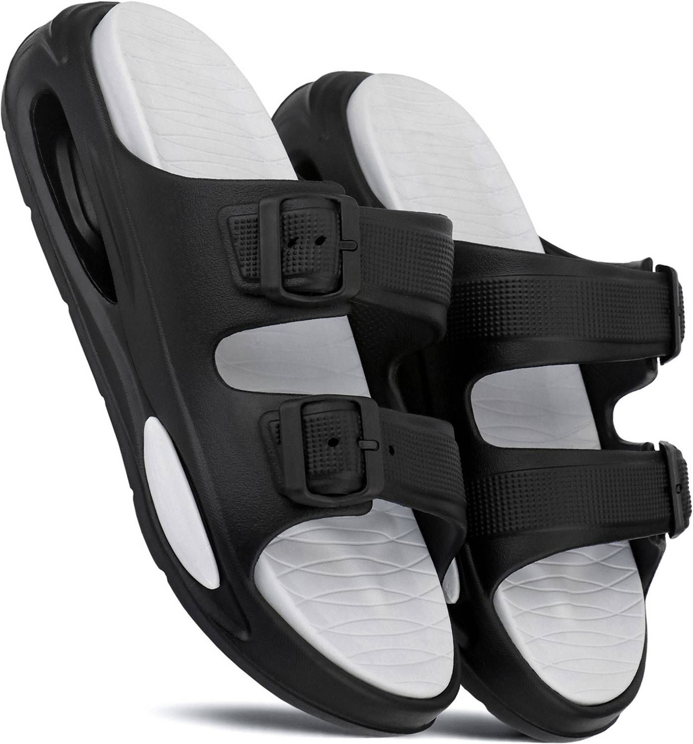 NOBELITE Men Black Slippers - Image 4